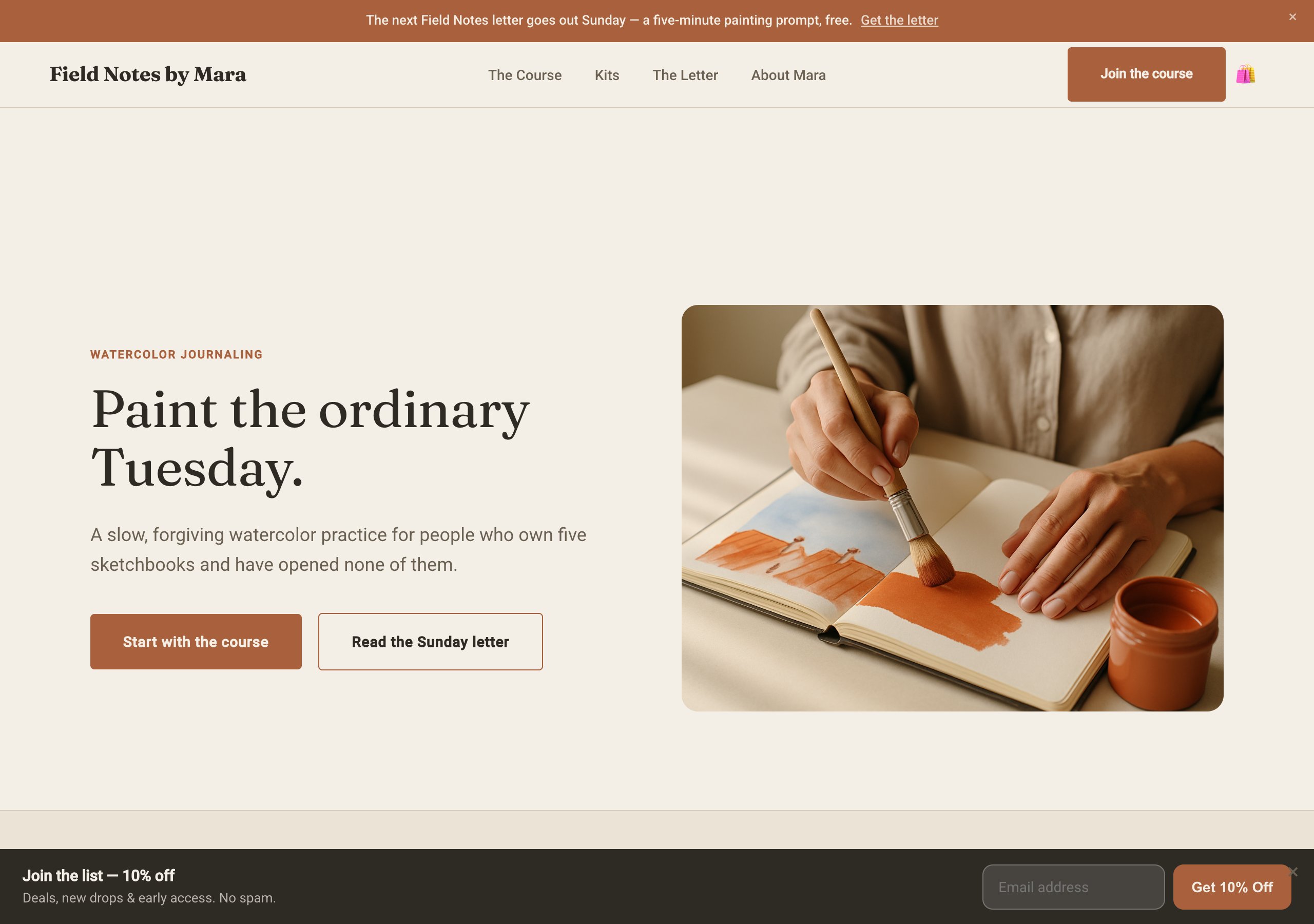 Maker — Creator brand, built with Kovaro